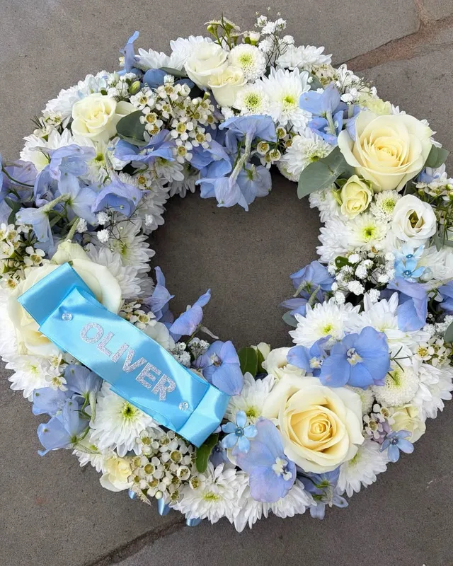 Funeral tribute by Bloom & Blossom