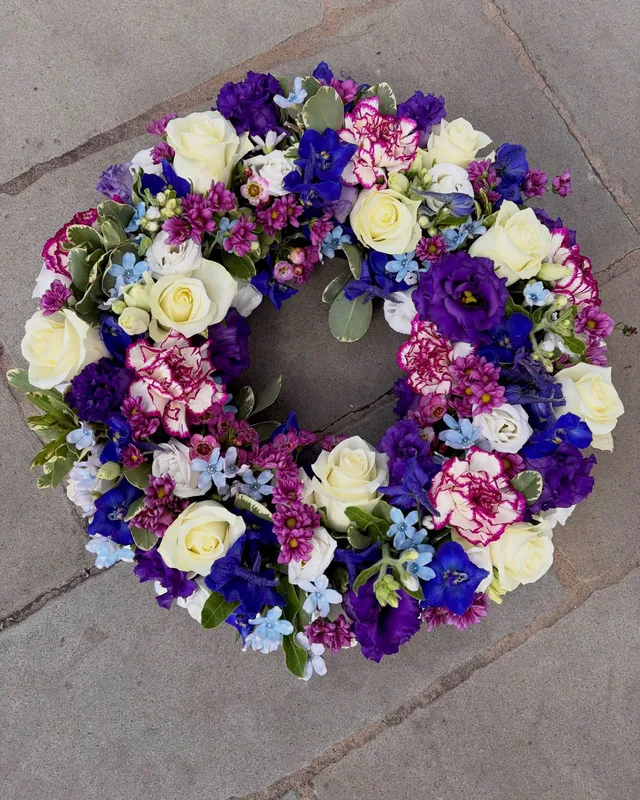 Funeral tribute by Bloom & Blossom