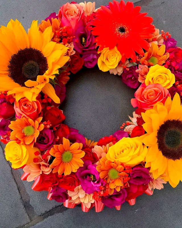 Sunshine wreath