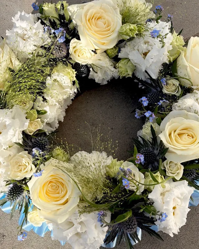 Funeral tribute by Bloom & Blossom